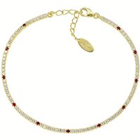Bracelet Amen TENNIS MANIA in Argent Zircone BT1G7BR17 - BT1G7BR17